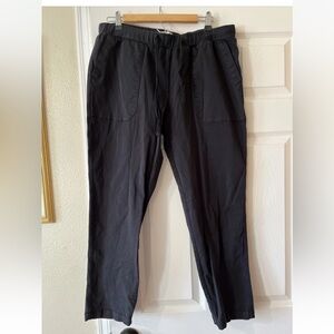 Fresh Produce Black Tapered Leg Drawstring L Pants